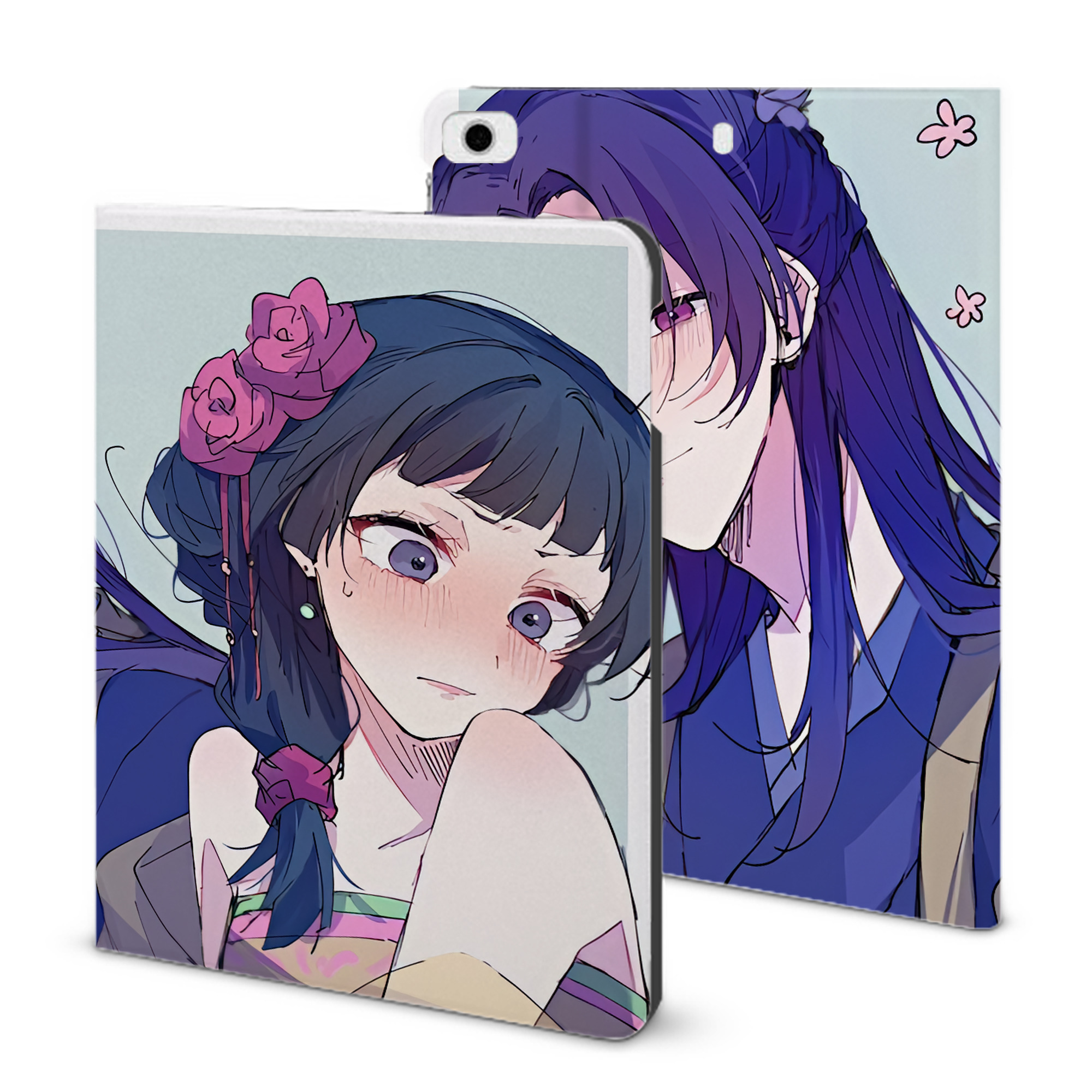 （画像用） 薬屋のひとりごと The Apothecary Diaries IPad ケース ブック型 PUレザー TPU 耐衝撃 軽量 薄型 ペン収納なし 全面保護 IPad 各モデル対応
